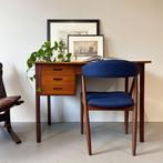 - Vintage bureau, Deens, teak -, Gebruikt, ., Ophalen of Verzenden, .
