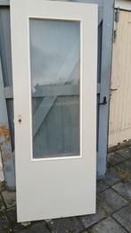Stompe boarddeur met draadglas 2005x770mm, Ophalen of Verzenden, Binnendeur, 200 tot 215 cm