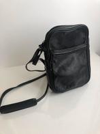 Zwarte leren tas ( Vintage), Overige merken, Gebruikt, Zwart, Ophalen of Verzenden