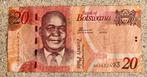 Twenty / 20 Pula Botswana, Postzegels en Munten, Bankbiljetten | Afrika, Verzenden, Overige landen, Los biljet