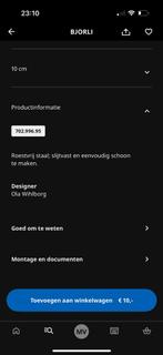 Roestvrij stalen (bed) pooten 10 cm (bjorli), 50 tot 100 mm, Overige typen, Nieuw, Ophalen of Verzenden