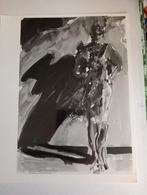 Aquarel 'Johnny' van Maarten van Dreven foto Jan Snoek, Antiek en Kunst, Kunst | Tekeningen en Foto's, Ophalen of Verzenden