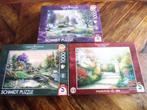 Thomas Kinkade puzzels 1000 stukjes, gegarandeerd compleet !, Hobby en Vrije tijd, Denksport en Puzzels, Ophalen, 500 t/m 1500 stukjes