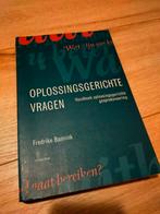 NIEUW F. Bannink - Oplossingsgerichte vragen, Boeken, Psychologie, F. Bannink, Ophalen of Verzenden, Zo goed als nieuw