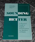 Sounding Better met CD ISBN9789066752764, Boeken, Gelezen, Engels, Ophalen of Verzenden, Beverly Collins, S.P. den Hollander Inger M. Mees, Jill Rodd