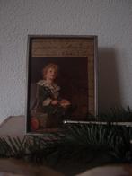 Oud fotolijstje met schattig jongentje, Ophalen of Verzenden