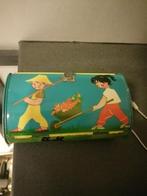 ANTIEKE BLIKKEN CONISCHE LUNCHBOX VINTAGE STAAT 20X14X8 CM, Antiek en Kunst, Ophalen of Verzenden