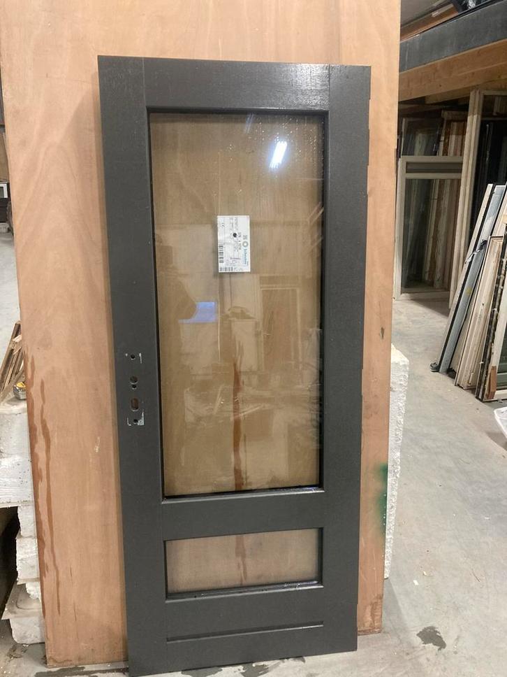 Nieuwe Hardhouten buitendeur 82*201,5, Tuin en Terras, Schuttingen, Zo goed als nieuw, Hout, 1 tot 2 meter, Minder dan 3 meter