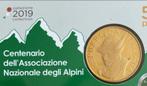 Italië 2019 | 5 Euro | National Alpine  | Fdc Coincard, Ophalen of Verzenden, Italië, 5 euro, Losse munt