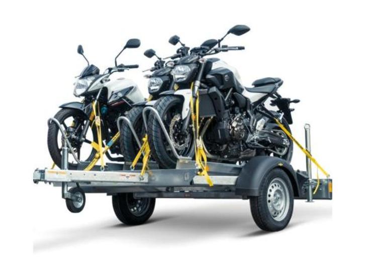 Nieuwe Humbaur Motortrailer drie motoren aanhanger trailer, Auto diversen, Aanhangers en Bagagewagens, Nieuw