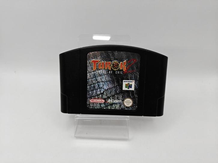 Turok 2 Seeds of evil N64, Spelcomputers en Games, Games | Nintendo 64, Zo goed als nieuw, Avontuur en Actie, 1 speler, Vanaf 3 jaar