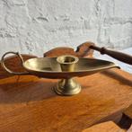 Kandelaar olielamp, Antiek en Kunst, Ophalen of Verzenden, Koper of Brons