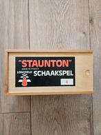 Staunton Schaakspel - Klassiek en Compleet, Hobby en Vrije tijd, Gezelschapsspellen | Bordspellen, Gebruikt, Een of twee spelers