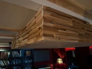 3D wandpanelen - houten strips - wand decoratie 4,5m2 beschikbaar voor biedingen