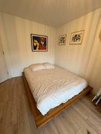 Japans Futon robuust houten bed 160x200, Ophalen, Tweepersoons, Zo goed als nieuw, 160 cm