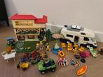 Playmobil vakantiehuis + camper, Ophalen, Gebruikt