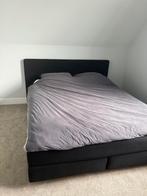 Boxspring norma, Ophalen, Gebruikt, Zwart, Tweepersoons
