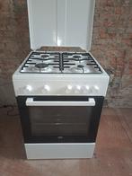Beko Gasfornuis met Oven - Betrouwbaar & Efficiënt, Zo goed als nieuw, Gas, 85 tot 90 cm, Hete lucht