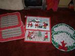 Drie x 2 kerst placemats, Ophalen of Verzenden, Zo goed als nieuw