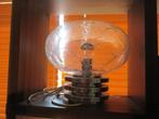 Temde space age tafellamp jaren 60 70 design 33 cm x 30 hoog, Huis en Inrichting, Lampen | Tafellampen, Gebruikt, ?, Glas, Temde Leuchten