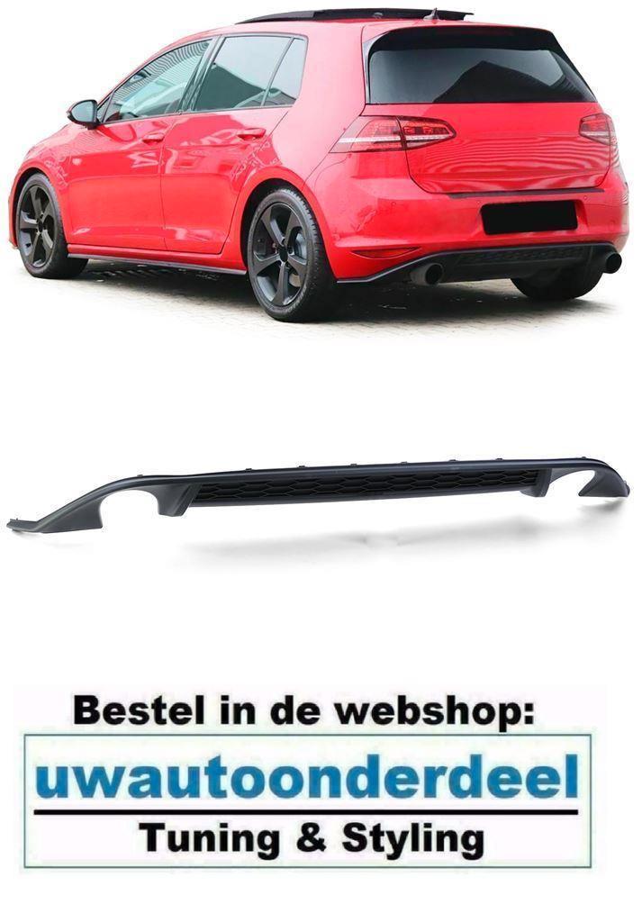 Sport Diffuser Glans Zwart Styling Geschitk Voor VW Golf 7 G, Auto diversen, Tuning en Styling, Ophalen of Verzenden