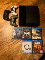 Playstation 4 met Controllers en Games, Spelcomputers en Games, Ophalen, Zo goed als nieuw, Met 2 controllers, Original