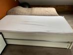 Lundia bed met uitschuifbed, Huis en Inrichting, Ophalen, Gebruikt, 90 cm, Eenpersoons