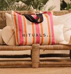 Rituals Gekleurde Gestreepte Canvas Shopper Strandtas Nieuw, Ophalen of Verzenden, Nieuw, Roze, Shopper