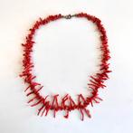 Vintage bloedkoraal ketting | mooi stuk, Ophalen of Verzenden, Zo goed als nieuw, Overige materialen