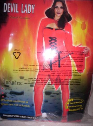 Halloween Duivelse Dame one size S t/m L beschikbaar voor biedingen