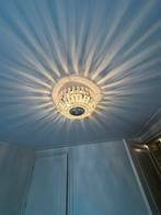 2 x plafondlamp met kristallen, Huis en Inrichting, Lampen | Plafondlampen, Ophalen of Verzenden, Zo goed als nieuw