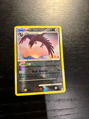 Pokémon Kaarten Swellow Reverse Holo 73/146 Legends Awakened beschikbaar voor biedingen