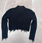 RITA ORA PRIMARK ZWART GEBREIDE WOLLEN CROPPED TRUI MAAT M, Maat 38/40 (M), Primark, Zwart, Ophalen of Verzenden