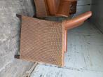 6 x Lloyd loom eetkamerstoelen, Huis en Inrichting, Stoelen, Ophalen, Gebruikt, Riet of Rotan, Bruin