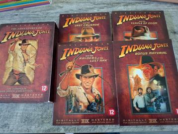 Indiana Jones dvd box met de drie eerste originele films  beschikbaar voor biedingen