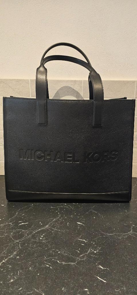 Michael Kors grote leren shopper NIEUW, Sieraden, Tassen en Uiterlijk, Tassen | Schoudertassen, Nieuw, Overige merken, Zwart, Leer