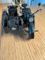 Schuco Zundapp KS750 mer zijspan luftwaffe die cast zeldzaam, Overige merken, 1:50 of kleiner, Overige typen, Nieuw