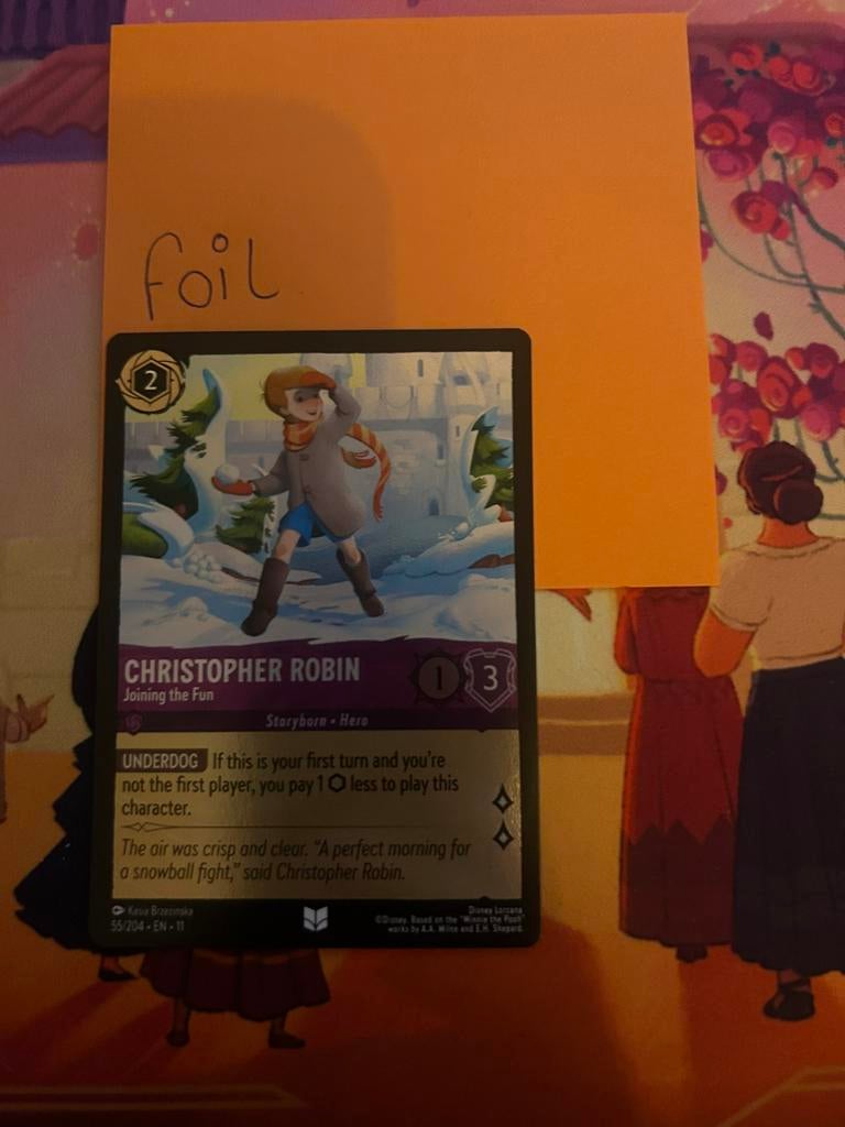 Christopher robin joining the fuin foil, Ophalen of Verzenden, Nieuw, Foil