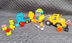 Duplo Bouwplaats 10520 shovel +10529 kiepwagen, Ophalen of Verzenden, Zo goed als nieuw, Complete set, Duplo