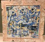 Nyoman Gunarsa groot schilderij incl lijst, Ophalen of Verzenden