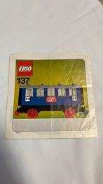 Oude LEGO Trein wagon bouwtekening nr. 137, Kinderen en Baby's, Speelgoed | Duplo en Lego, Ophalen of Verzenden, Gebruikt, Lego