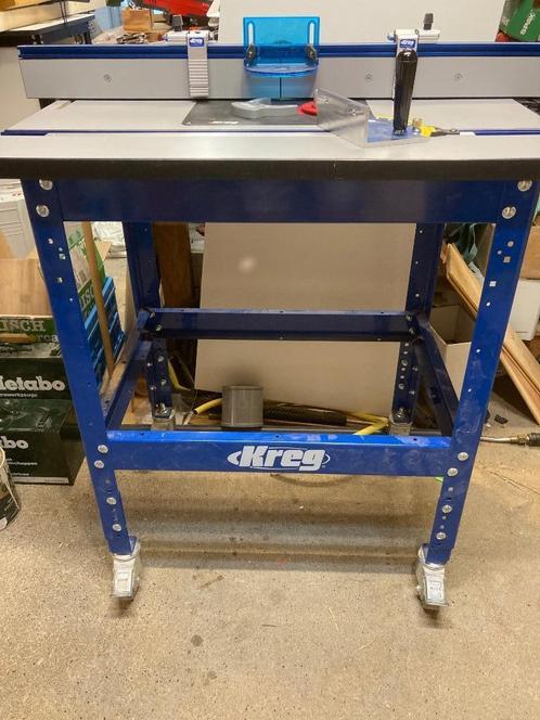 Kreg freestafel, Doe-het-zelf en Verbouw, Gereedschap | Freesmachines, Zo goed als nieuw, Ophalen