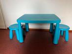 Ikea Mammut kindertafel met 2 krukjes, Ophalen, Zo goed als nieuw