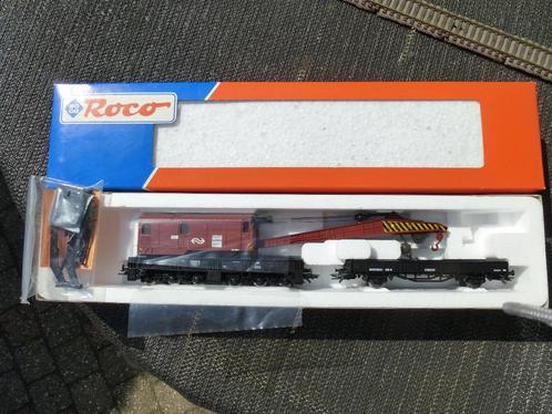 H0 AC Roco Ongevallenkraan spoorkraan NS 402 Digitaal, Hobby en Vrije tijd, Modeltreinen | H0, Nieuw, Locomotief, Wisselstroom