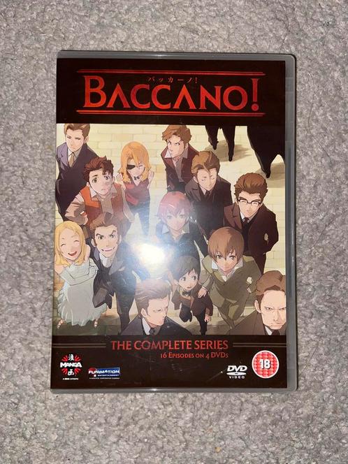 Baccano anime compleet!, Cd's en Dvd's, Dvd's | Tv en Series, Zo goed als nieuw, Ophalen of Verzenden