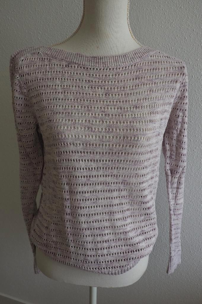 Yaya trui ajour lila S, Kleding | Dames, Truien en Vesten, Zo goed als nieuw, Maat 38/40 (M), Paars, Ophalen of Verzenden