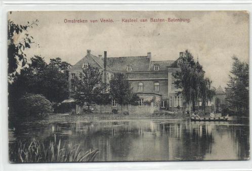 x03049 omstreken venlo kasteel basten batenburg tegelen, Verzamelen, Ansichtkaarten | Nederland, Gelopen, Limburg, Voor 1920, Verzenden