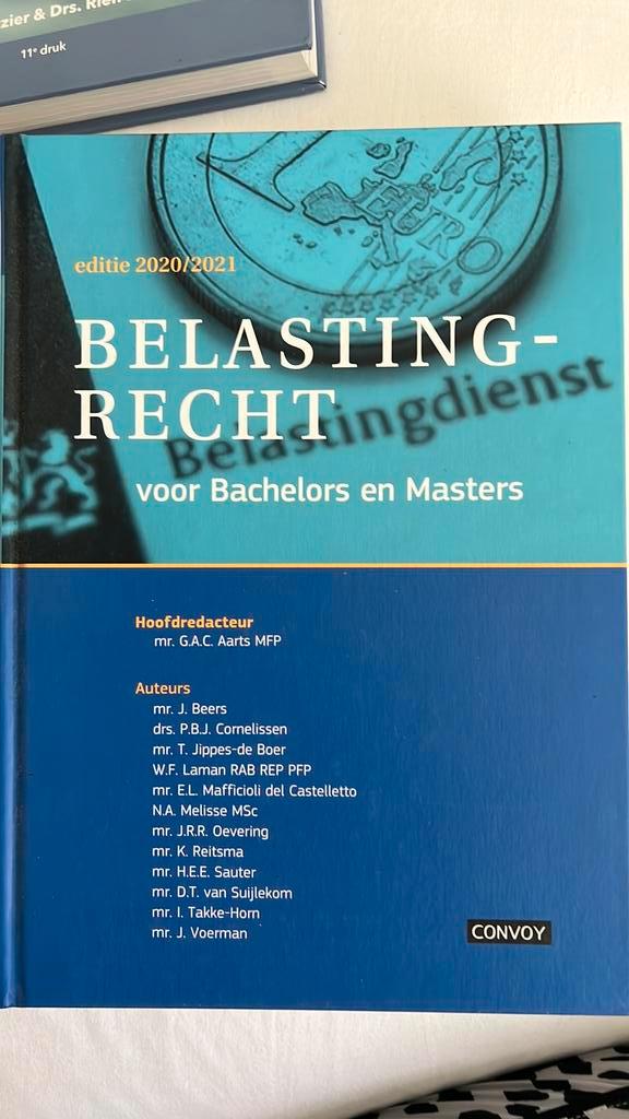 Belasting recht, Boeken, Wetenschap, Zo goed als nieuw, Sociale wetenschap, Ophalen of Verzenden