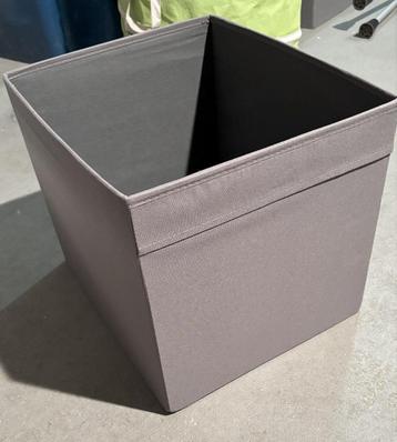 Gratis: 6x opbergbak Drona (IKEA), grijs, voor in Kallax-kas beschikbaar voor biedingen