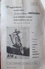 Programmaboekje  "Leccius de Ridder" MOTOCROSS, Motoren, Ophalen of Verzenden, Overige merken